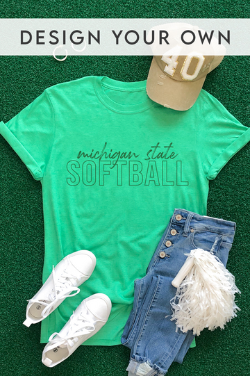 Custom Team Tee - Heather Green